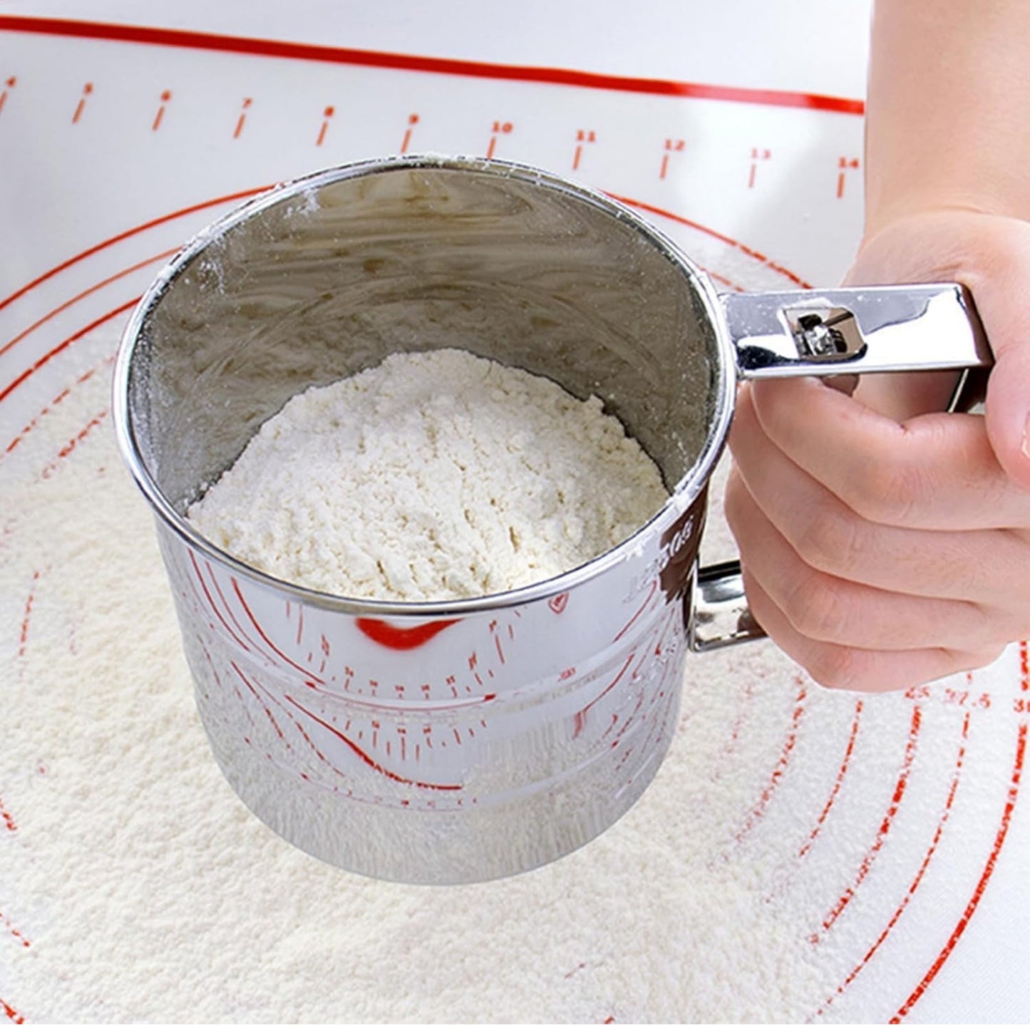 Stainless Steel Flour Sifter (Atta Chhani)