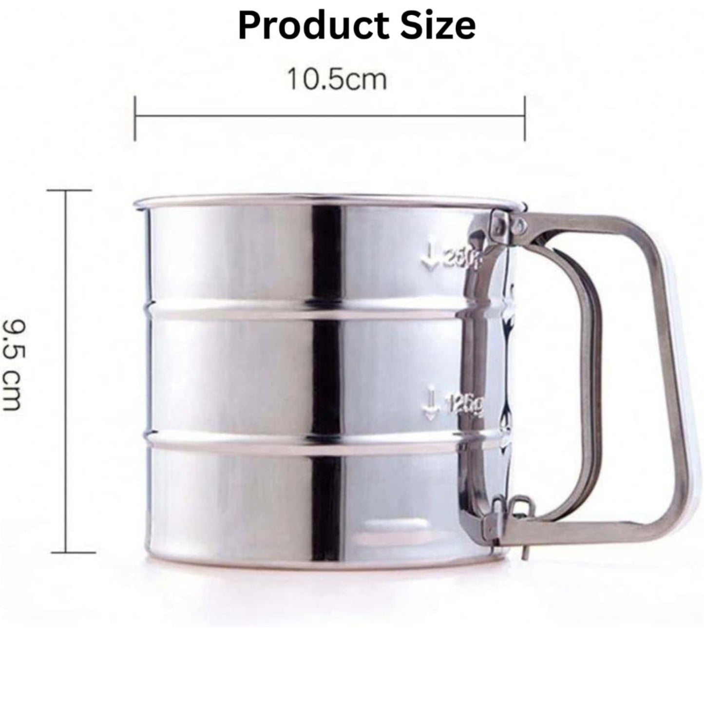 Stainless Steel Flour Sifter (Atta Chhani)