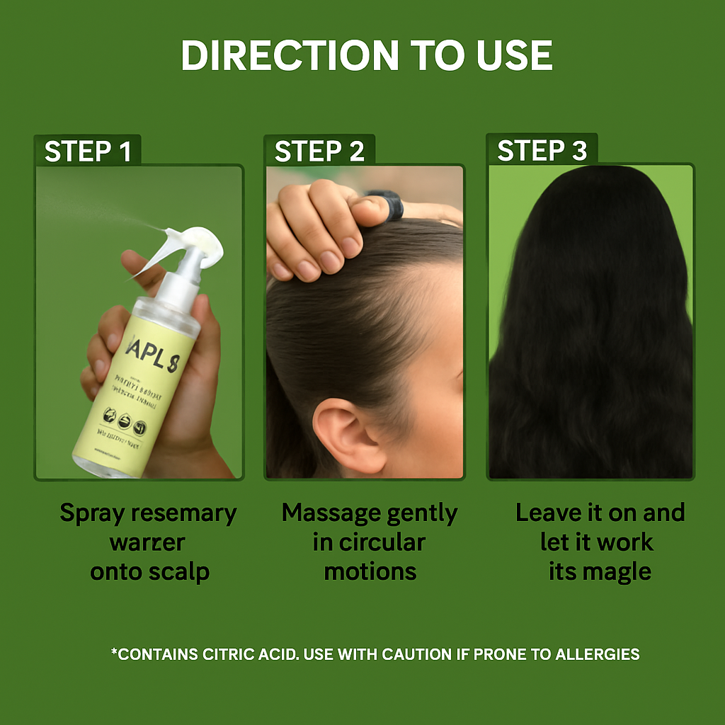 Rosemary Water, Hair Spray For Regrowth | Buy 1 Get 2 Free |