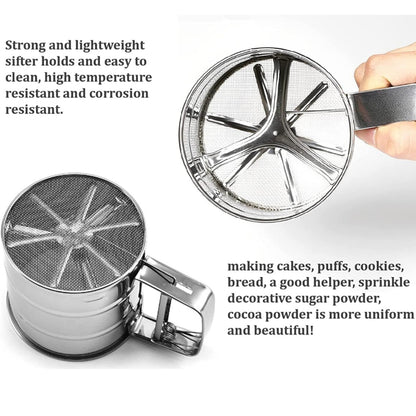 Stainless Steel Flour Sifter (Atta Chhani)